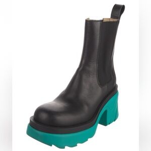 Bottega Veneta Leather Platform Boots